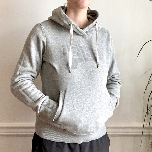 Grey Puma Hoodie - Picture 1 of 6